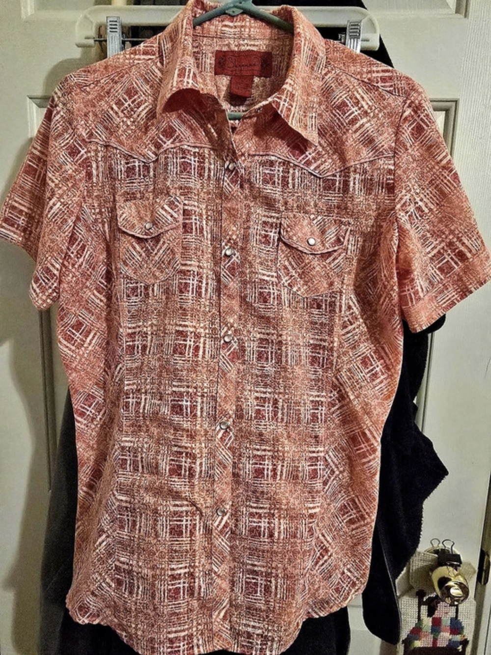 Shyanne Women's Geometric Western Shirt Size Large Like New